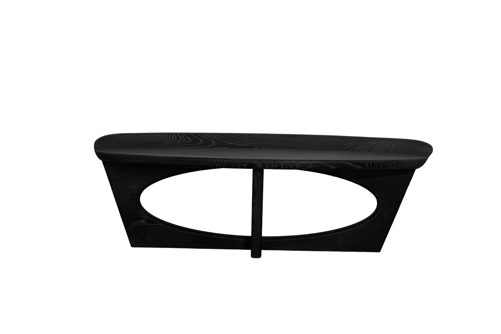 Black Oval Table